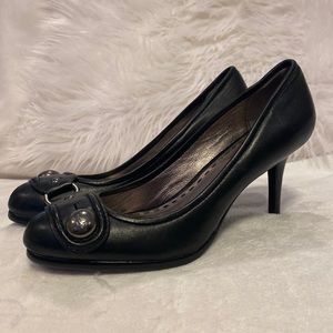 Coach closed toe heels